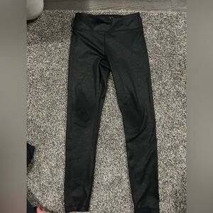 90 Degree By Reflex Girls Black Active Leggings